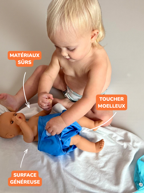 tapis matalo detail tissu impermeable moelleux haute qualite