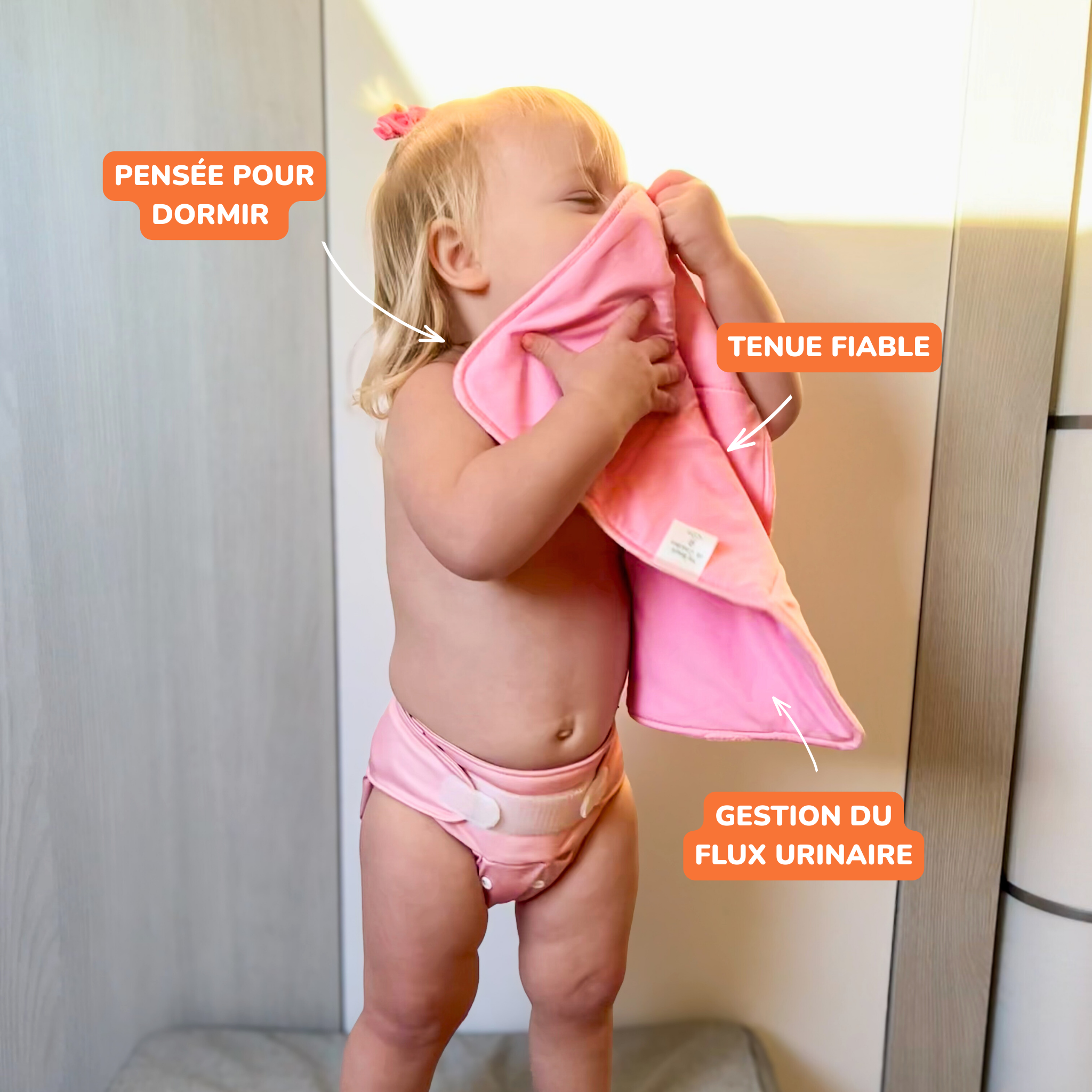 Insert Doux’Plis haute absorption pour couche lavable bébé